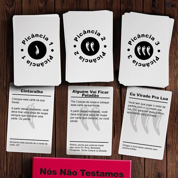 Imagem de Nós Não Testamos Este Troço Picante Expansão Jogo De Cartas