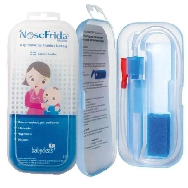 Nosefrida Aspirador Nasal + 2 Refis - Original - Babydeas Imagem de Nosefrida Aspirador Nasal + 2 Refis - Original - Babydeas