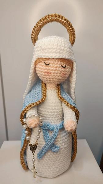 Imagem de Nossa Senhora das Graças Amigurumi