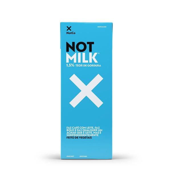 Not Milk Semi Leite Vegetal 1L - Notco Imagem de Not Milk Semi Leite Vegetal 1L - Notco