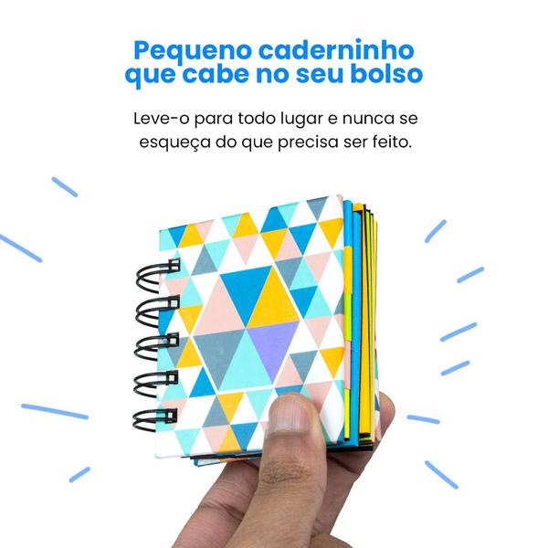 Imagem de Notas Adesivas Anotação Tarefa Lembrete Autocolante Kit 360