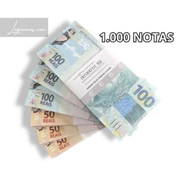 Imagem de notas cenograficas de R100 (1.000 ceduls) lagunnas s/valor