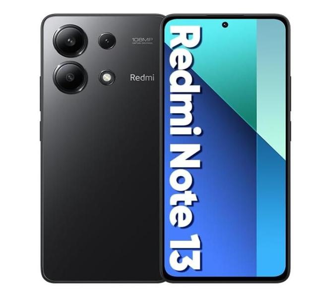 Imagem de Note 13 Preto  256GB de Armazenamento, 8GB RAM e Câmera de 108MP para Fotos Incríveis