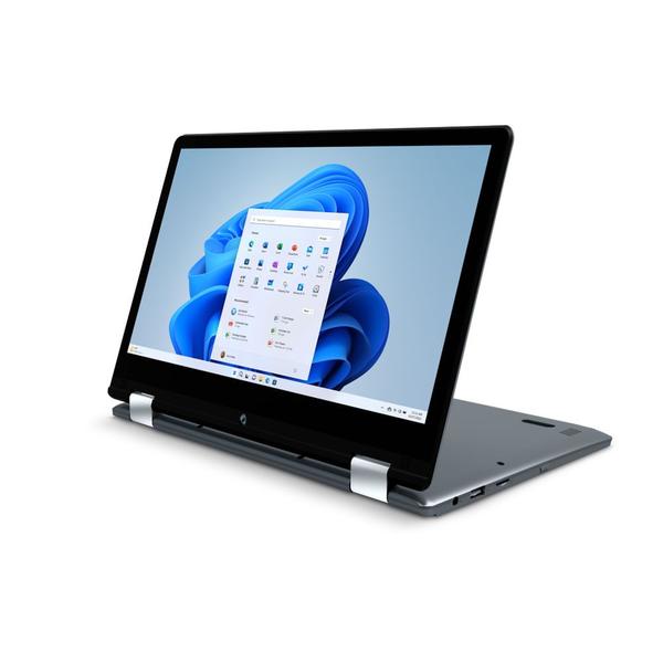 Imagem de Notebook 2 em 1 Positivo Duo C4128B-3 Intel Celeron Windows 11 Home 11,6" - Cinza Escuro - Inclui Microsoft 365*