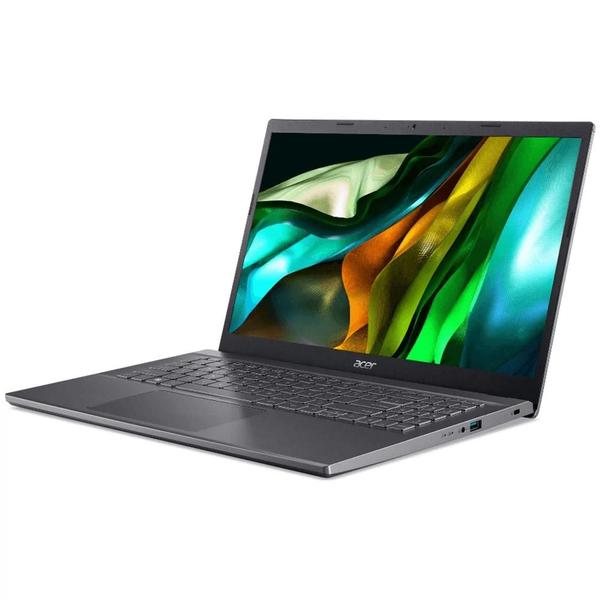 Imagem de Notebook Acer Aspire 5 A515-57-55B8, Intel Core i512450H, 12ª Geração, 8GB, 256GB SSD, 15.6" LED FHD, Windows 11, Preto