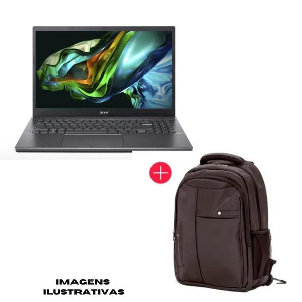 Imagem de Notebook Acer ASPIRE 5 i5-12450H 12ª Geração. Tela 15.6 32Gb SSD 1Tb Win11 PRO (A515-57-58W1-NX.KNGAL.001) + MOCHILA