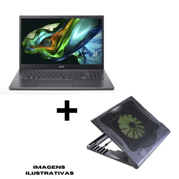 Imagem de Notebook Acer ASPIRE 5 i5-12450H 12ª Geração. Tela 15.6 32Gb SSD 1Tb Win11 PRO (A515-57-58W1-NX.KNGAL.001) + SUPORTE