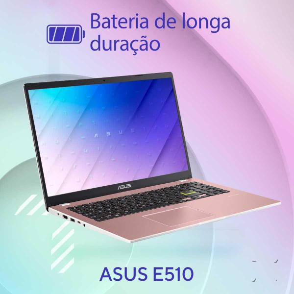 Imagem de Notebook Asus Intel Celeron N4500 15,6" 128GB 4GB RAM Rosa