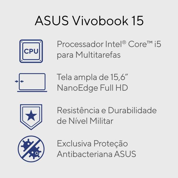 Imagem de Notebook ASUS Vivobook 15 X1504ZA Intel Core i5 1