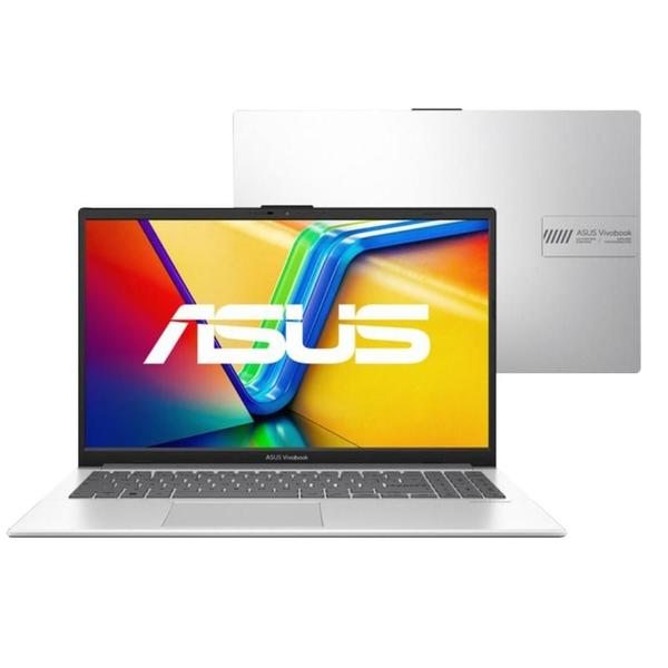 Imagem de Notebook ASUS Vivobook Go 15 Intel Core i3 Tela 15,6 Polegadas 4GB RAM 256GB SSD Windows 11 Home E1504GA-NJ441W - Prata