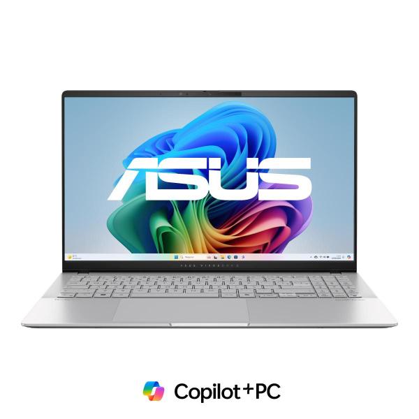 Imagem de Notebook ASUS Vivobook S15 S5507QA Qualcomm Snapdragon X1E-78-100 32Gb Ram 1TB SSD Windows 11 Home Tela 15,6” OLED 120Hz Silver - MA101W