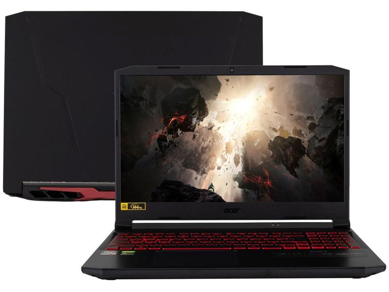 Notebook Gamer Acer AMD Ryzen R7-5800H 8GB - 512GB SSD 15,6” Full HD NVIDIA GTX 1650 4GB