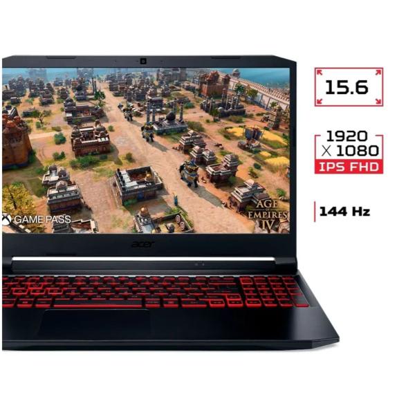 Imagem de Notebook Gamer Acer An515-57-52lc I5 8gb 512gb Ssd 15,6 W11 Cor Preto