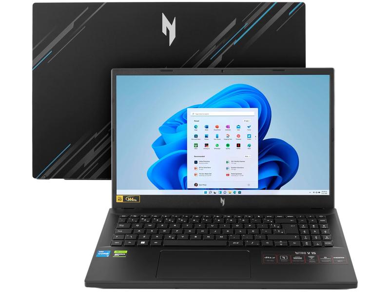 Notebook Gamer Acer Nitro Intel Core i5 8GB 512GB 15 6 144Hz IPS RTX 2050 Windows 11 ANV15 51 58QL Notebook Gamer Magazine Qualnotebook