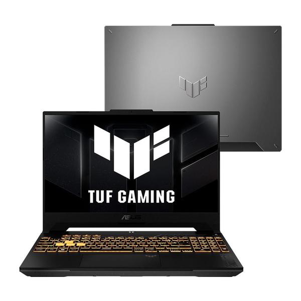 Imagem de Notebook Gamer Asus TUF Gaming F15 FX507VU, Intel Core i7-13620H, RTX 4050, 16GB RAM, SSD 512GB, 15,6", Win 11H, Mecha Gray - FX507VU-LP177W