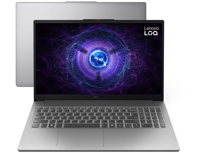 Notebook Gamer Lenovo LOQ 83ME0007BR Intel Core i5 12450HX 16GB RAM 512GB SSD 15,6" Full HD Windows 11 NVIDIA GeForce RTX 3050 83ME0007BR