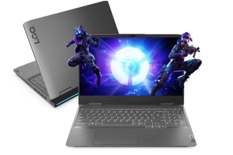 Imagem de Notebook Gamer Lenovo LOQ, Intel Core i5-12450H 3.30ghz 12ª Geração, 16GB, 512GB SSD, RTX 2050 4GB, 15.6" FHD, Windows 11, Grafite + Mochila GT