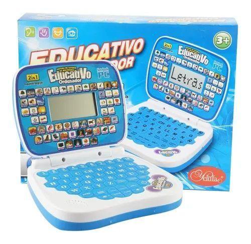 Notebook Infantil Educativo Interativo 2/1Inglês E Português AZ - Toy king Imagem de Notebook Infantil Educativo Interativo 2/1Inglês E Português AZ