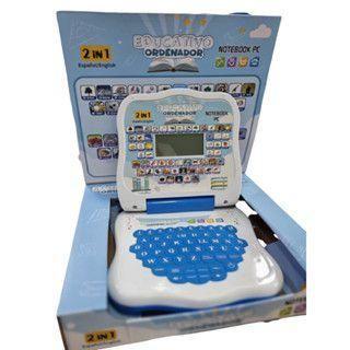Notebook Infantil Educativo Interativo 2/1Inglês E Português AZ - Toy king Imagem de Notebook Infantil Educativo Interativo 2/1Inglês E Português AZ