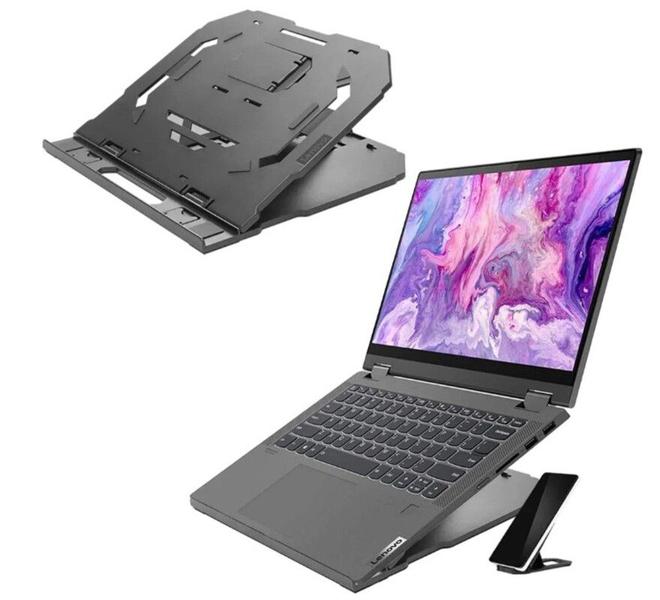 Imagem de Notebook Lenovo IdeaPad 1I,Intel Core i5-1235U Tela 15.6" 16GB DDR4, 512GB SSD, Windows 11, Cinza - 82VY000QBR + SUPORTE Lenovo