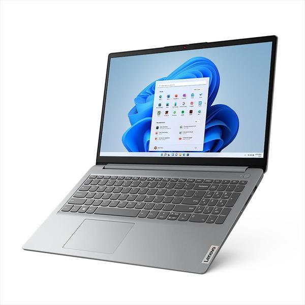 Imagem de Notebook Lenovo Ultrafino IdeaPad 1 Intel Core i3-1215U 8GB 256GB SSD Windows Home 15.6" 82VY000SBR Cloud Grey