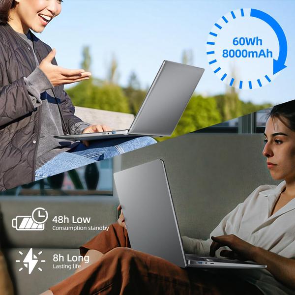 Imagem de Notebook Naclud 17.3" Core I3-5005U 4 GB de RAM 128 GB SSD 1 TB