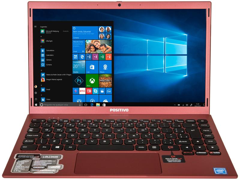 Imagem de Notebook Positivo Motion Red Q464C Intel Atom