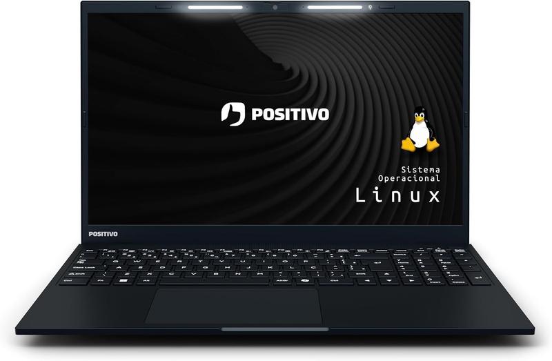 Imagem de Notebook Positivo Vision R15 R58512AI-15 Ryzen 5 8GB 512GB M.2 15.6" Linux Preto