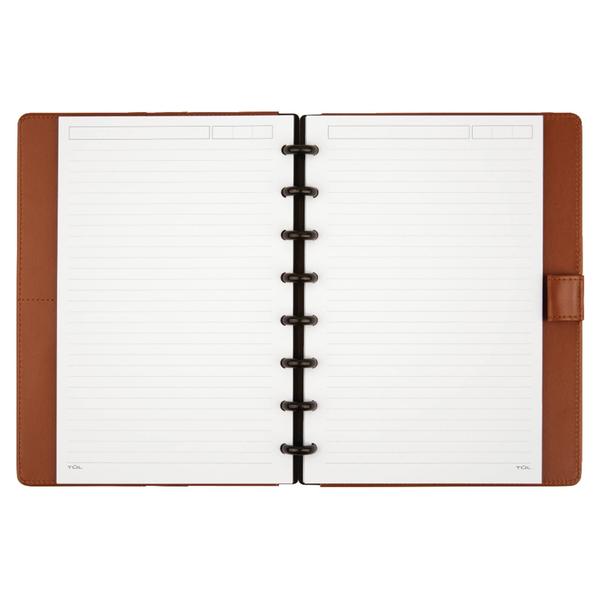 Imagem de Notebook TUL Custom Notebook System Junior Leather Brown