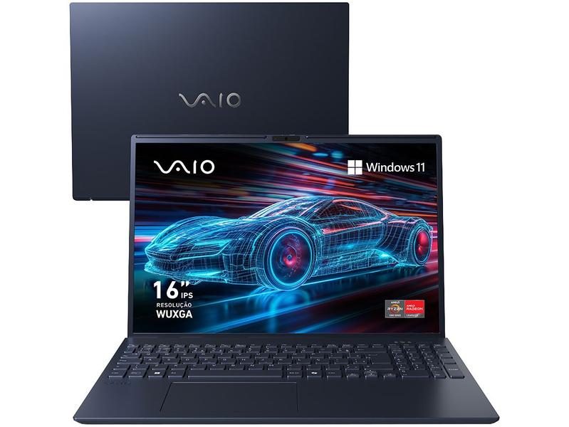 Notebook Vaio FE16 VJFE69F11X-B0721H AMD Ryzen 5 5625U 16GB 512GB SSD 16" WUXGA Windows 11...
