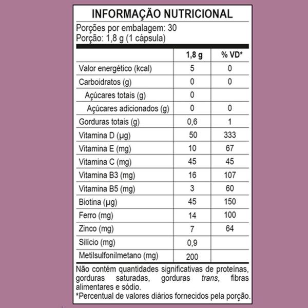 Imagem de Nouve Silicio D Mantercorp Com 30 Capsulas