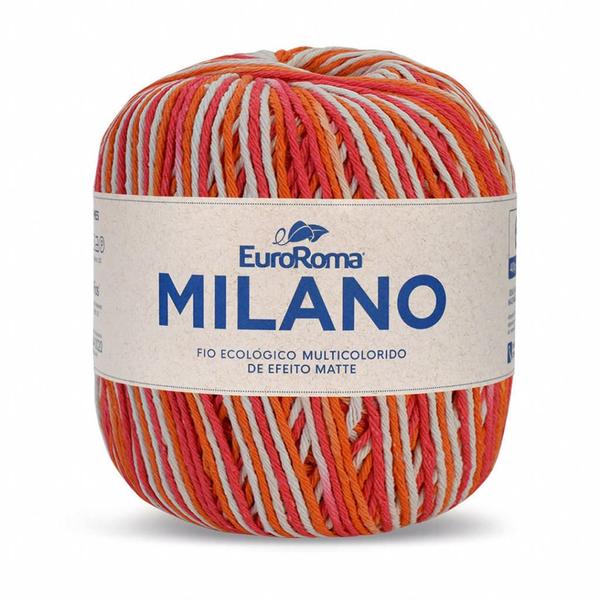 Imagem de Novelo Euroroma Milano 200g 226m (barbante multicolorido)