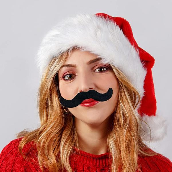 Imagem de Novelty Fake Mustaches Jnnzzggu Black 48 unidades para festa