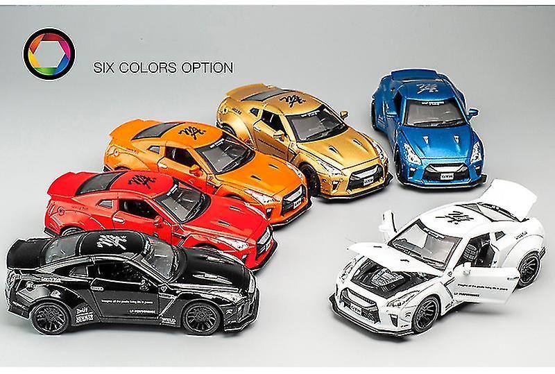 Imagem de Novo 1:32 Nissan Gtr Race Alloy Car Model Diecasts & Toy Vehi