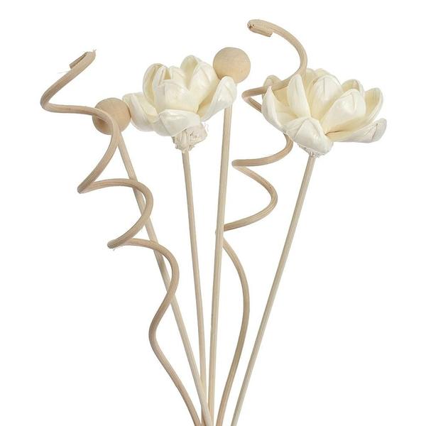 Imagem de NOVO 6PCS/8PCS/9PCS Flor Artificial Rattan Reed Fragrância Aroma Difusor Recarga Vara DIY Floral