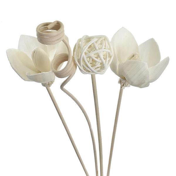 Imagem de NOVO 6PCS/8PCS/9PCS Flor Artificial Rattan Reed Fragrância Aroma Difusor Recarga Vara DIY Floral