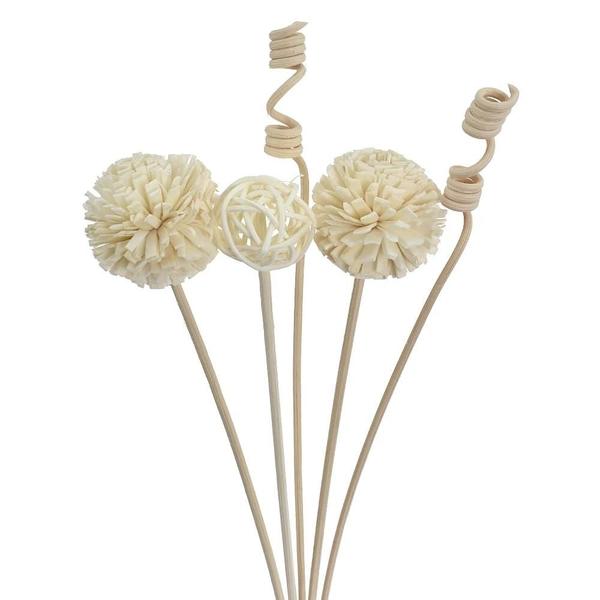 Imagem de NOVO 6PCS/8PCS/9PCS Flor Artificial Rattan Reed Fragrância Aroma Difusor Recarga Vara DIY Floral