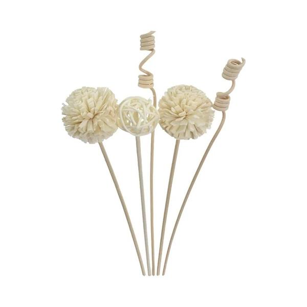 Imagem de NOVO 6PCS/8PCS/9PCS Flor Artificial Rattan Reed Fragrância Aroma Difusor Recarga Vara DIY Floral