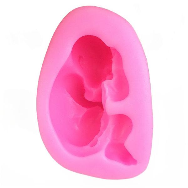Novo baby styling aromático molde de gesso - DIY Baby Shape Cake Decoração Mold - 2pcs - HTTN Imagem de Novo baby styling aromático molde de gesso - DIY Baby Shape Cake Decoração Mold - 2pcs