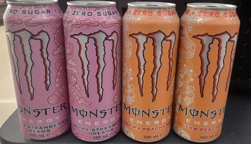 Imagem de Novo Energy Monster Peachy Ultra Keen energético zero açucar pessego refrescante Latão o Melhor