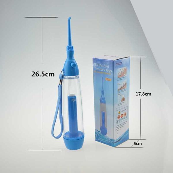 Imagem de Novo irrigador oral portátil Limpar a boca Lavar sua água dentária Manual de Irrigação Hísva Fio dental sem abscadadeira irrigadorirrigador Oral irrigador