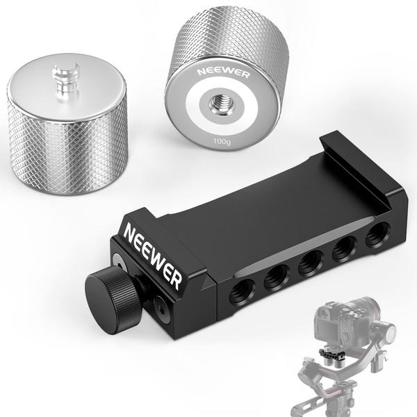 Novo kit de contrapesos e grampos de cardan para DJI e ZHIYUN - Neewer Imagem de Novo kit de contrapesos e grampos de cardan para DJI e ZHIYUN