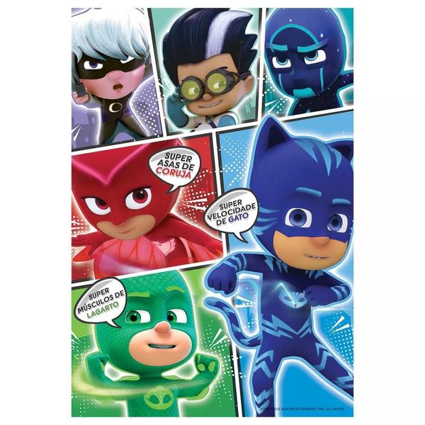 Imagem de Novo Quebra - Cabeça Grow 30 Peças Pj Masks 03520