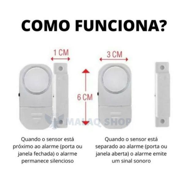 Imagem de Novo Sistema de alarme anti-roubo sem fio para janela de porta mais longa, dispositivo de segurança para casa