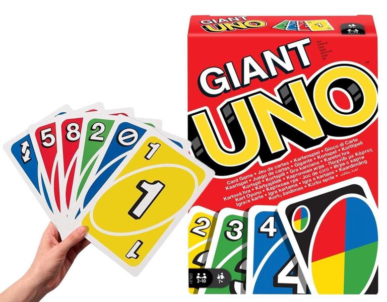 Imagem de Novo Uno Giant Jogo De Cartas Gigante Clássico