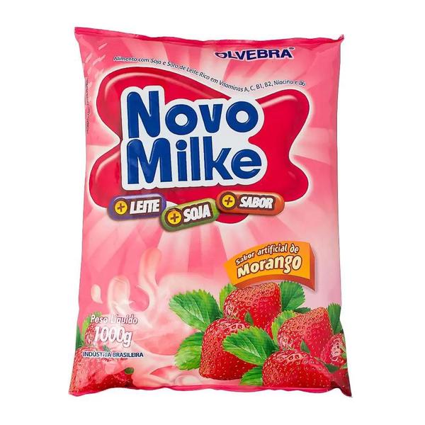 Imagem de Novomilke Morango 1kg - Soymilke