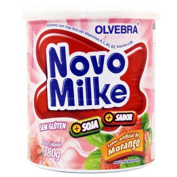 Imagem de Novomilke Morango 380g - Soymilke