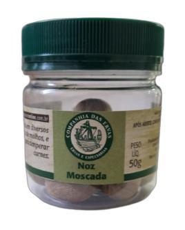 Noz Moscada Companhia das Ervas 50g Imagem de Noz Moscada Companhia das Ervas 50g