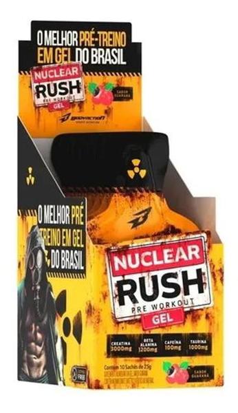 Imagem de Nuclear Rush Gel Display 10 Sachês 25G - Guaraná