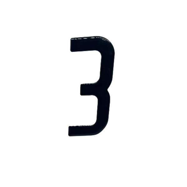 Numero Adesivo Pequeno Preto - 3 - Smartfix Imagem de Numero Adesivo Pequeno Preto - 3